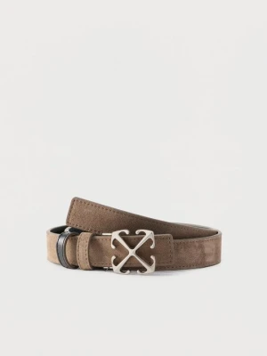 Pas Off White oliwkowy
