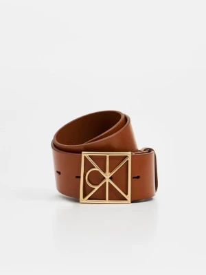 Pasek Calvin Klein brązowy