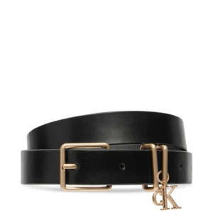 Pasek Calvin Klein Logo Charm Belt LV04F7086G Czarny