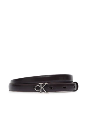 Pasek Calvin Klein Round Ck Buckle Smooth 15Mm LV04F7085G Czarny