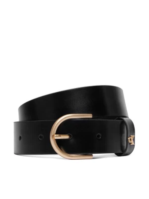 Pasek Calvin Klein Rounded Buckle Ck Loop 35Mm LV04F7145G Czarny