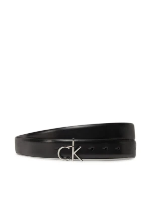 Pasek Damski Calvin Klein Ck Buckle Belt 3.0_Smooth K60K613156 Czarny