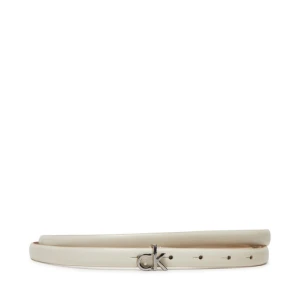 Pasek Damski Calvin Klein Ck Buckle Skinny Belt 1.5 K60K612932 Biały