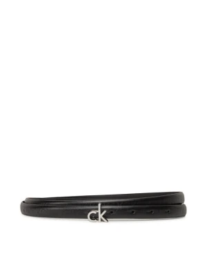 Pasek Damski Calvin Klein Ck Buckle Skinny Belt 1.5_Mono K60K612933 Czarny