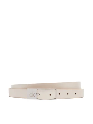 Pasek Damski Calvin Klein Ck Cut Square Buckle 2.0 K60K613155 Biały