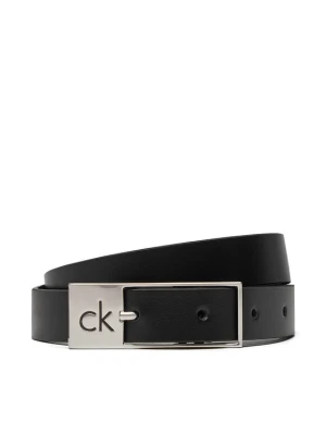 Pasek Damski Calvin Klein Ck Cut Square Buckle 2.0 K60K613155 Czarny