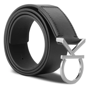 Pasek Damski Calvin Klein Ck Logo Belt 3.5 K60K602141 80 Czarny