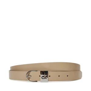 Pasek Damski Calvin Klein Ck Loop Rnd Buckle 2.5_Smooth K60K612936 Beżowy