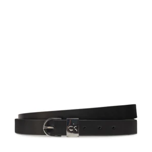 Pasek Damski Calvin Klein Ck Loop Rnd Buckle 2.5_Smooth K60K612936 Czarny