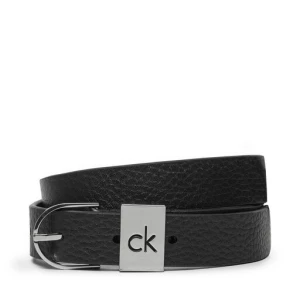 Pasek Damski Calvin Klein Ck Loop Thin Round Buckle 2.5 K60K612856 Czarny