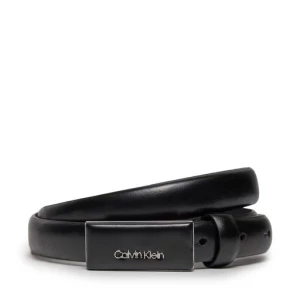 Pasek Damski Calvin Klein Ck Must Covered Buckle Belt 2.0 K60K611997 Czarny