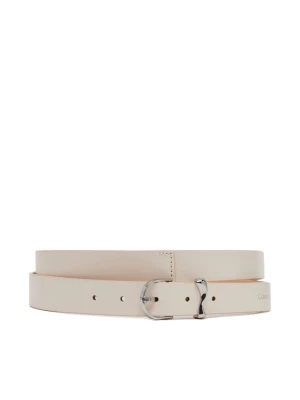Pasek Damski Calvin Klein Ck Must Loop Belt 25Mm K60K613234 Biały