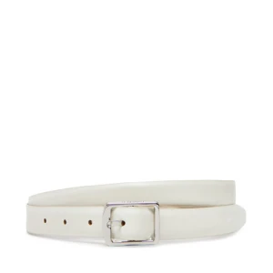 Pasek Damski Calvin Klein Classic Square Buckle Belt 20Mm LV04F7036G Biały