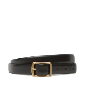 Pasek Damski Calvin Klein Classic Square Buckle Belt 20Mm LV04F7036G Czarny
