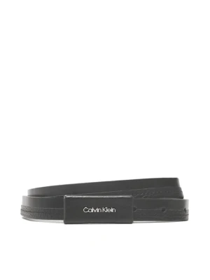 Pasek Damski Calvin Klein Daily Dressed Plaque 2cm Belt K60K610499 Czarny