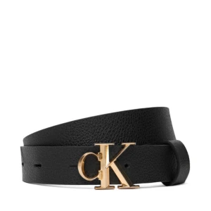 Pasek Damski Calvin Klein Facet Ck Buckle Pebble 25Mm LV04F7060G Czarny