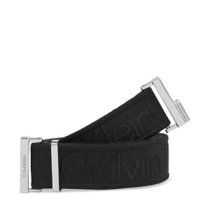 Pasek Damski Calvin Klein Gracie Logo Jacquard Belt 3.0 K60K611922 Czarny