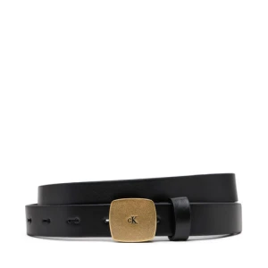 Pasek Damski Calvin Klein Jeans Casual Plaque Buckle 20Mm LV04K7007G Czarny