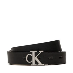 Pasek Damski Calvin Klein Jeans Mono Pl Rev Lthr Belt K60K612290 Czarny