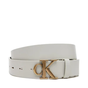 Zdjęcie produktu Pasek Damski Calvin Klein Jeans Monogram Placque Buckle 30Mm LV04K7002G Biały