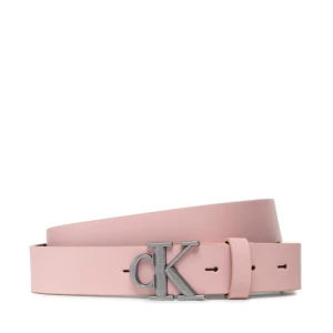 Pasek Damski Calvin Klein Jeans Round Mono Plaque Belt 30mm K60K609832 Różowy
