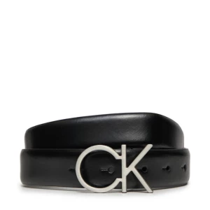 Pasek Damski Calvin Klein Re-Lock Ck Logo Belt 30Mm K60K610157 Czarny