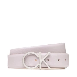 Pasek Damski Calvin Klein Re-Lock Ck logo Belt 30mm Pbl K60K610413 Fioletowy