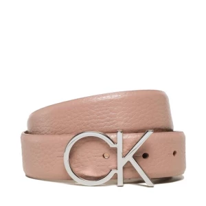 Pasek Damski Calvin Klein Re-Lock Ck Logo Belt 30mm Pbl K60K610413 Różowy