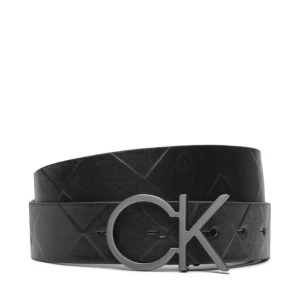 Pasek Damski Calvin Klein Re-Lock Quilt Ck Logo Belt 30Mm K60K611102 Czarny