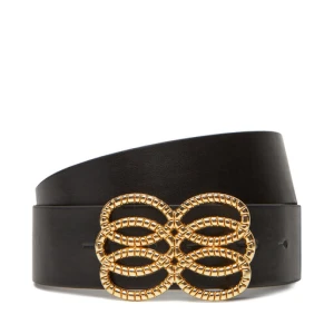 Pasek Damski Pieces Pctunja Wide Jeans Belt 17158014 Czarny