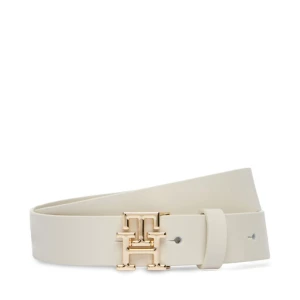 Pasek Damski Tommy Hilfiger Th Logo 2.5 AW0AW17496 Écru