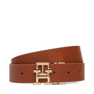 Pasek Damski Tommy Hilfiger Th Logo 3.0 Rev Mono AW0AW18019 Brązowy