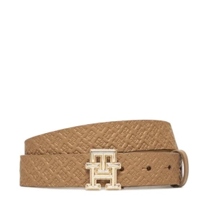 Pasek Damski Tommy Hilfiger Th Monogram 3.0 Mono AW0AW17354 Brązowy