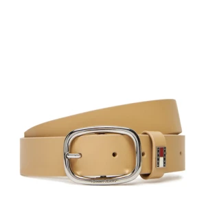 Pasek Damski Tommy Jeans Tjw Oval 3.0 AW0AW15836 Écru
