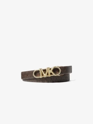 PASEK DWUSTRONNY 25 MM Michael Kors BRĄZOWY (Brązowy)