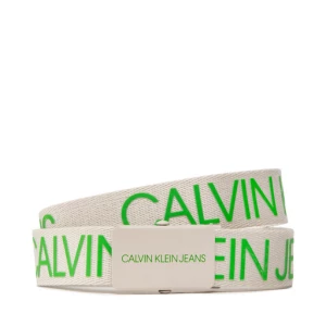 Pasek Dziecięcy Calvin Klein Jeans Canvas Logo Belt IU0IU00125 Beżowy