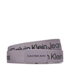 Pasek Dziecięcy Calvin Klein Jeans Canvas Logo Belt IU0IU00125 Fioletowy