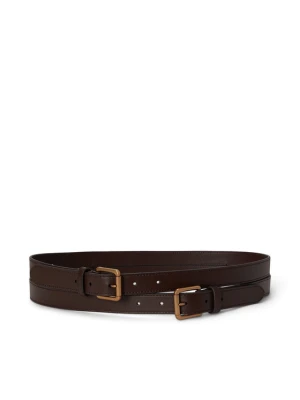 Pasek LAUREN RALPH LAUREN 412936524008 Brązowy