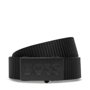 Pasek Męski BOSS Bosper-Tape 50548405 10243408 01 Czarny