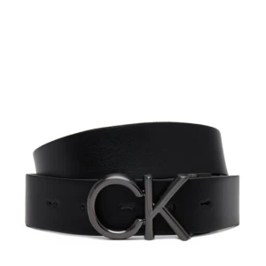 Pasek Męski Calvin Klein Adj/Rev Ck Metal Bombe Mono 35Mm K50K512829 Czarny