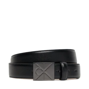 Pasek Męski Calvin Klein Emblem Plaque Buckle 32Mm LV04D7046G Czarny