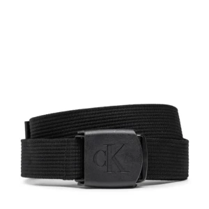 Pasek Męski Calvin Klein Jeans Logo Plaque Webbing Belt K50K510160 Czarny