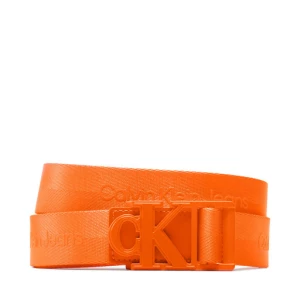 Pasek Męski Calvin Klein Jeans Monogram Logo Webbing Belt 35Mm K50K510475 Pomarańczowy
