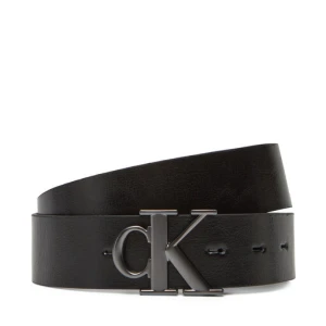 Pasek Męski Calvin Klein Jeans Monogram Plaque Buckle 35Mm Adj/Rev LV04G7026G Czarny