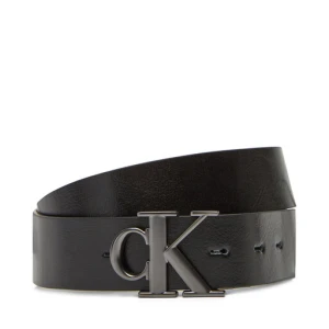 Pasek Męski Calvin Klein Jeans Monogram Plaque Buckle 35Mm Adj/Rev LV04G7033G Czarny