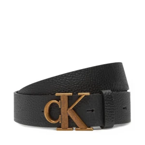 Pasek Męski Calvin Klein Monogram Buckle Fixed Belt 35Mm LV04G7025G Czarny