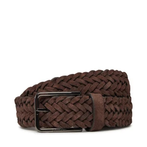 Pasek Męski Calvin Klein Warmth Braided Suede 35Mm K50K512841 Brązowy