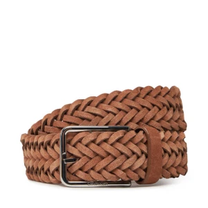Pasek Męski Calvin Klein Warmth Braided Suede 35Mm K50K512841 Brązowy