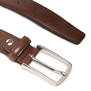 Pasek Męski Jack&Jones Jacchristopher Belt Noos 12136795 Brązowy