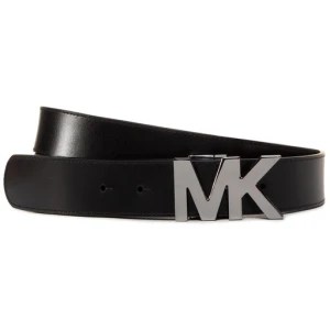 Pasek Męski MICHAEL Michael Kors 34Mm Ctfr Mk Buckle Belt 39H9LBLY1U Czarny